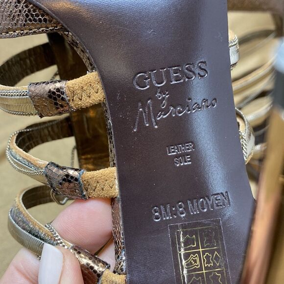 Guess by Marciano Strappy Caged Stiletto Heels - Picture 13 of 13